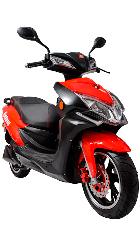 moto eléctrica Ralvia rm motorcycle roja